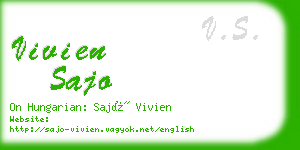 vivien sajo business card